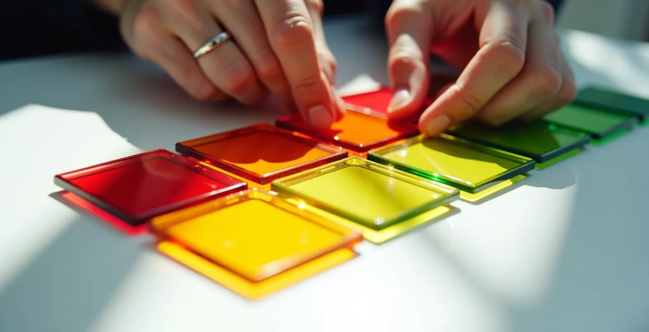 Business professional analyzing customer data patterns on abstract dashboard