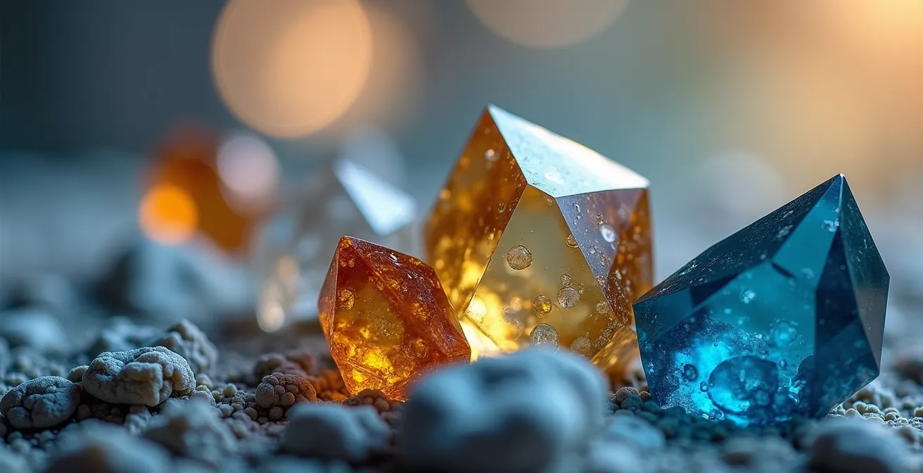 Magnifying glass examining ETF portfolio holdings in detail