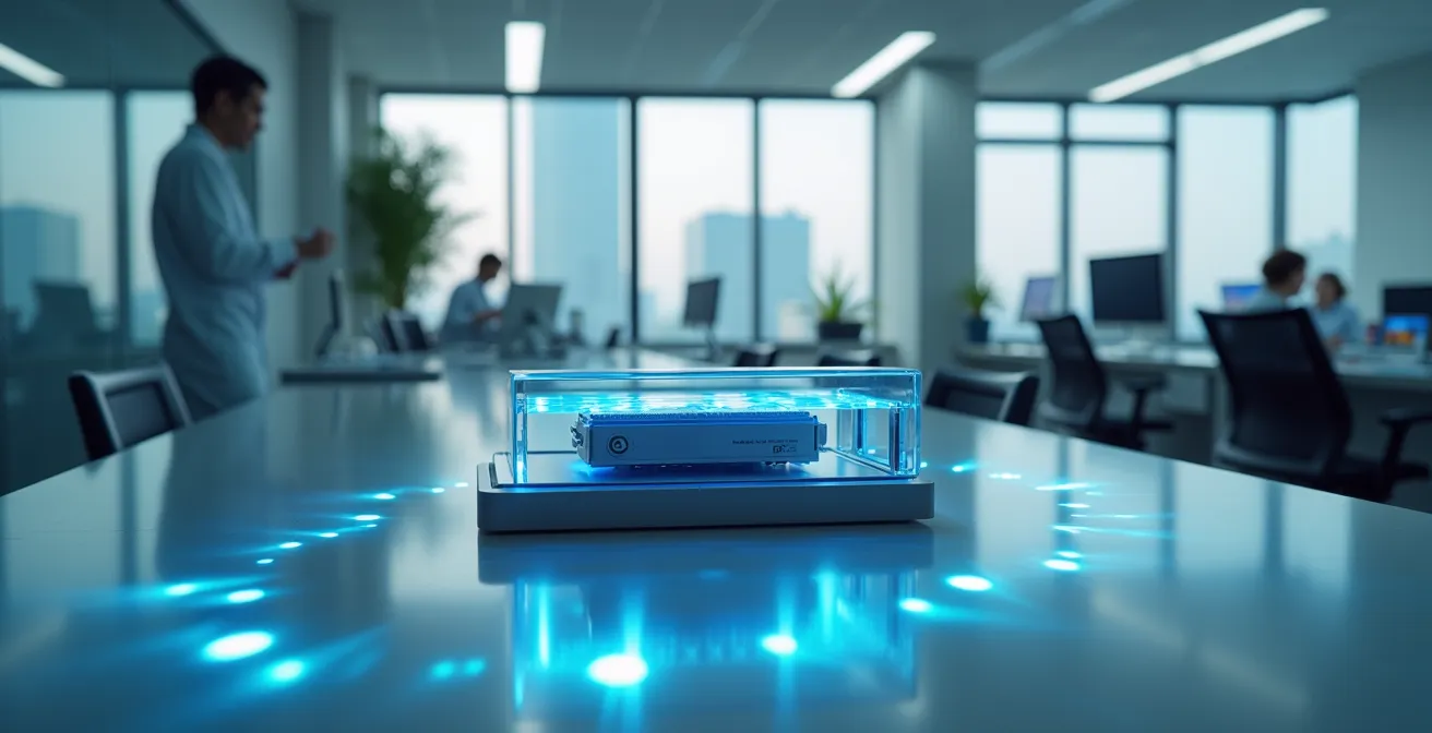 Futuristic photonic quantum computer operating at room temperature