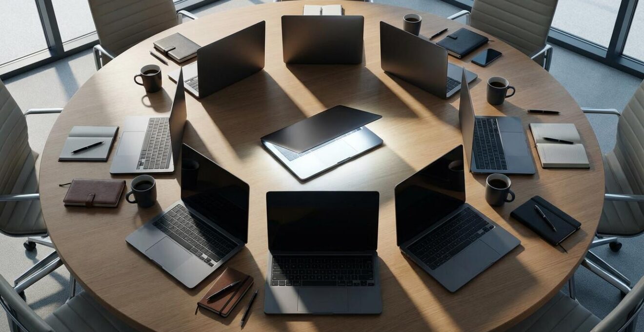 Team experiencing secondhand digital stress in workplace